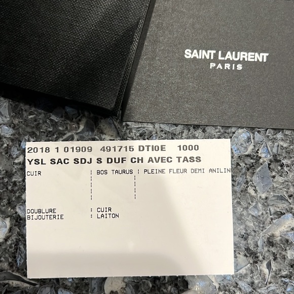 Saint Laurent Sac Black Bag - Picture 12 of 12